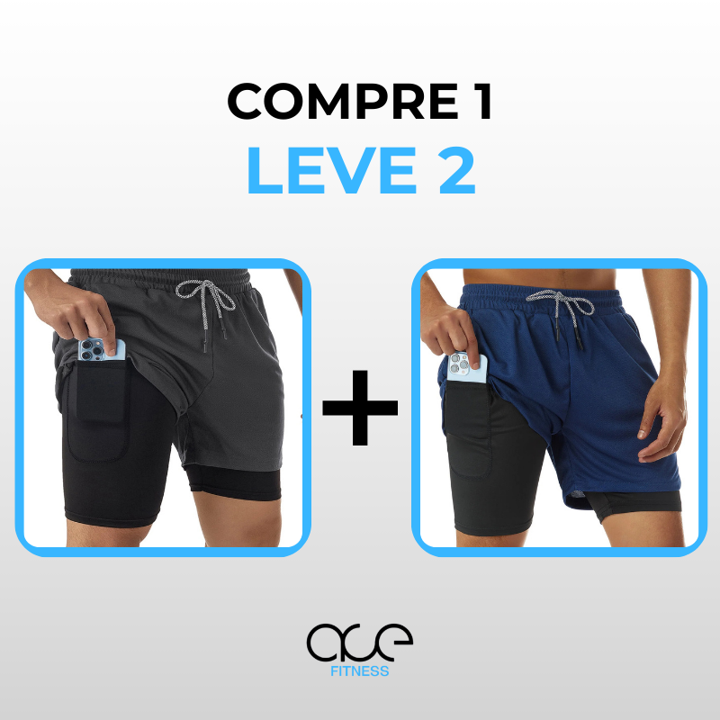 Shorts Ace Dynamic - Compre 1 Leve 2